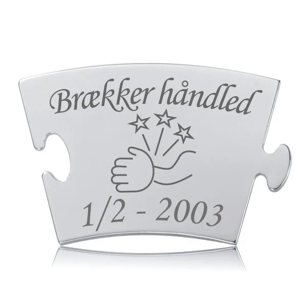 Memozz Classic mindebrik med Brækker håndled symbol