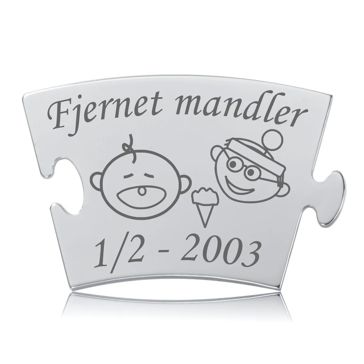 Fjernet mandler - Memozz Classic Mindebrik