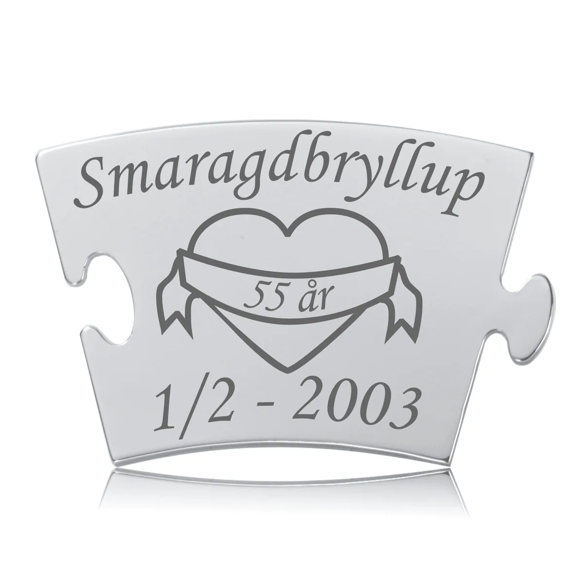 Smaragdbryllup - Memozz Classic Mindebrik