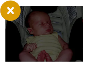 Babybillede for mørkt