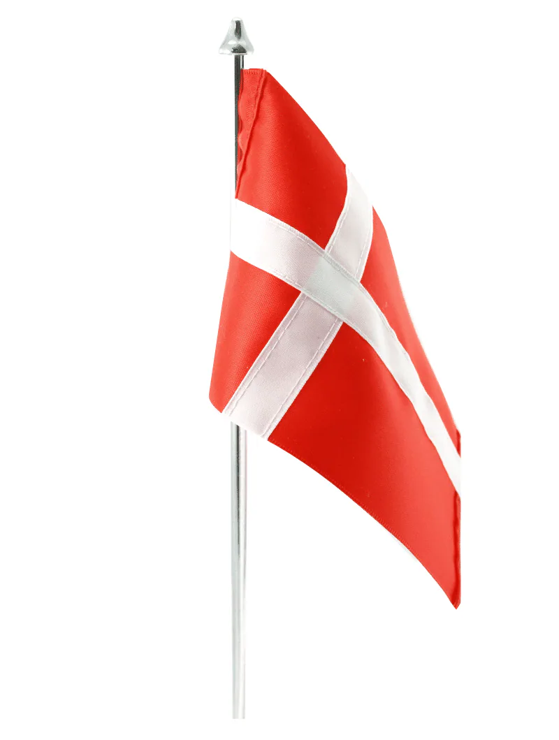 Memozz Bordflag Dannebrog, håndsyet Dannebrogsflag